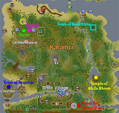 The scroll must be given to Trufitus in Tai Bwo Wannai <strong>village</strong>. . Osrs shilo village
